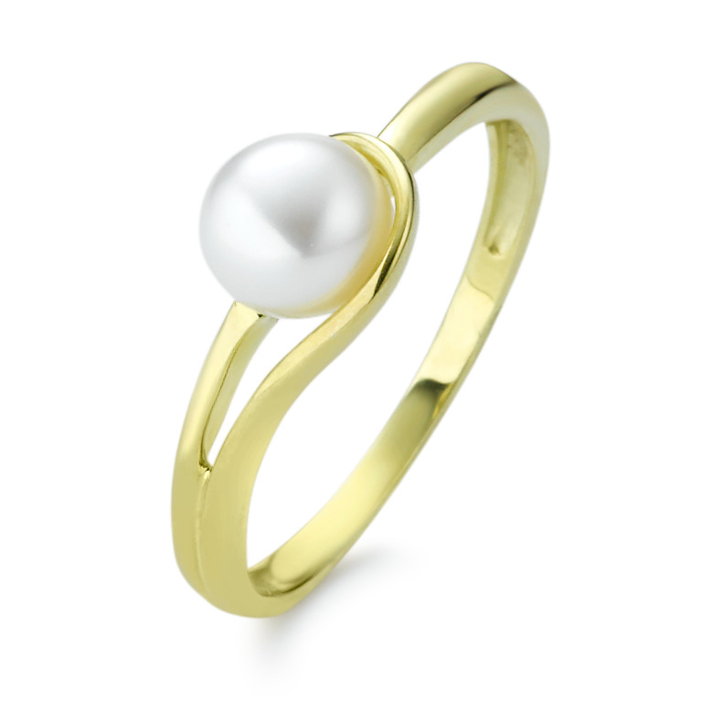Bague 375 avec perle-348321