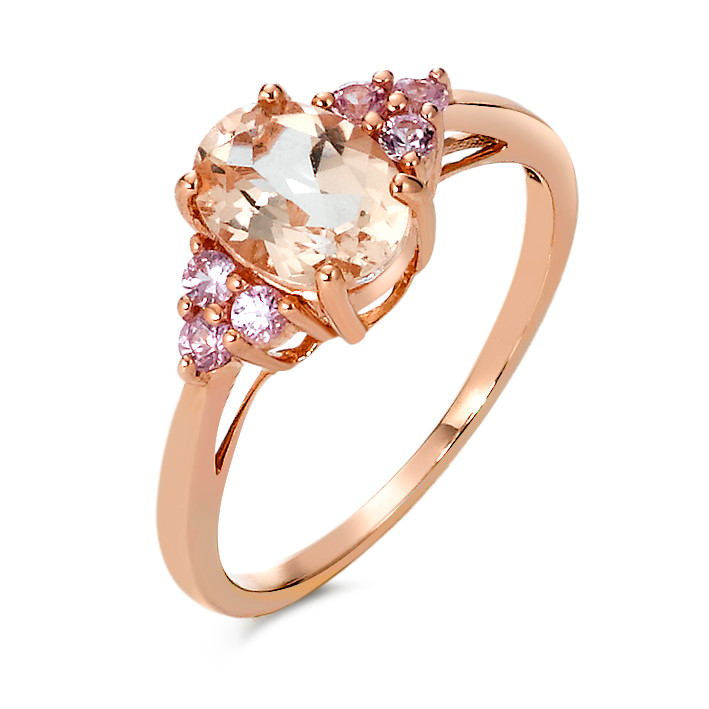 Bague or 375 avec saphirs-348540