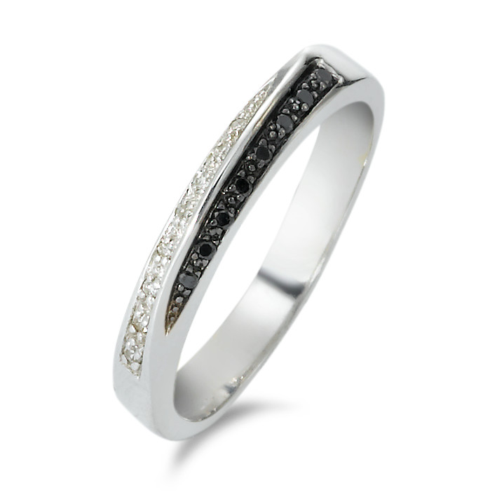 Bague or blanc 375 et diamants-348571