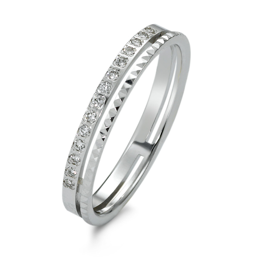 Bague or 750 et diamants-348615