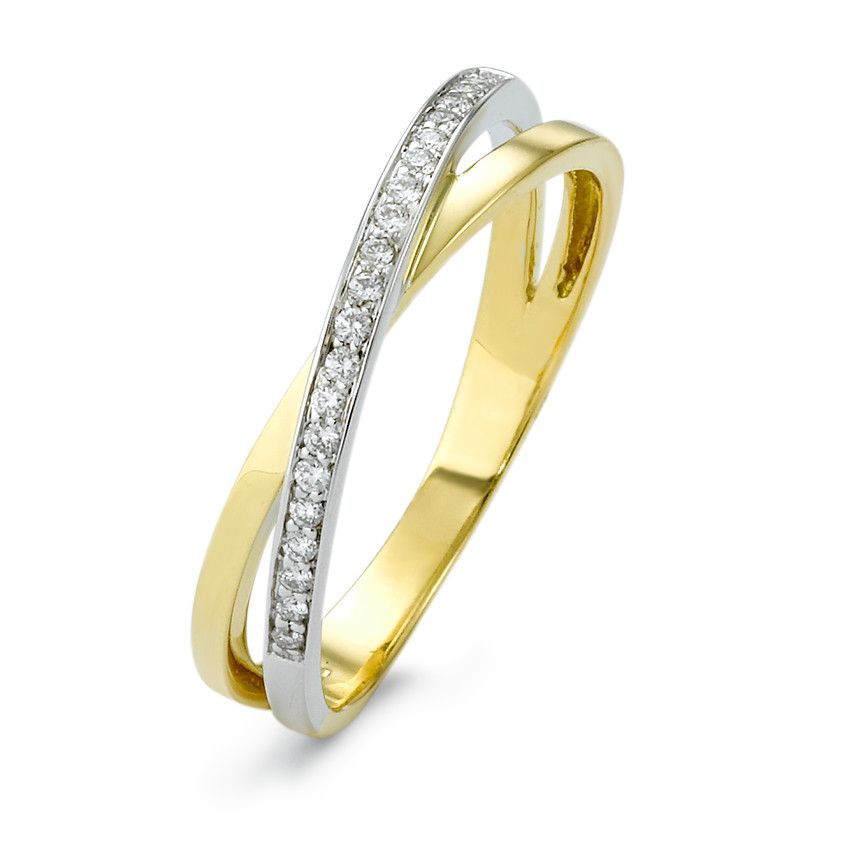 Bague Or 750 et diamants-348631