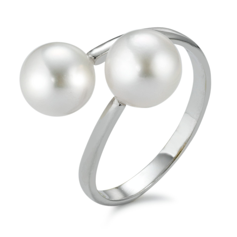 Bague Or 750 avec perles-348685