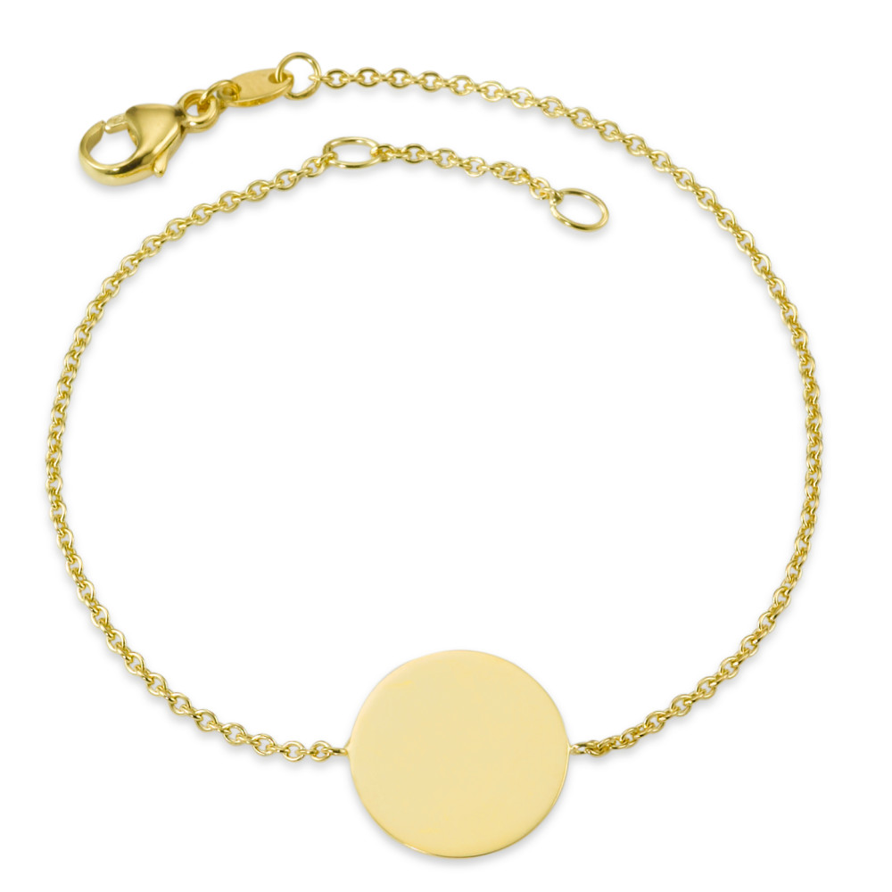 Bracelet Or 750 avec plaquette-359080