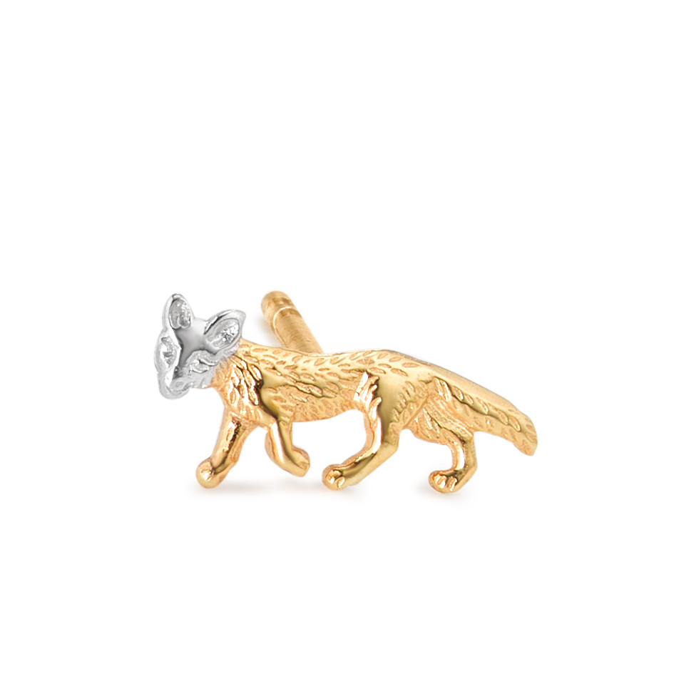 Clous d'oreille à l'unité Or jaune 9K Carnassier-504054