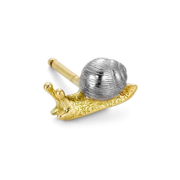 Clous d'oreille à l'unité Or jaune 18K Escargot-506622