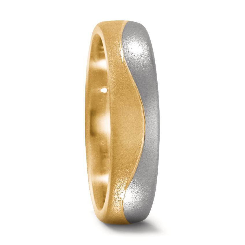 Alliance Or jaune 18K, Or blanc 18K-510081