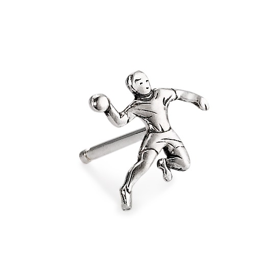 Clous d'oreille à l'unité Argent Handball-510547