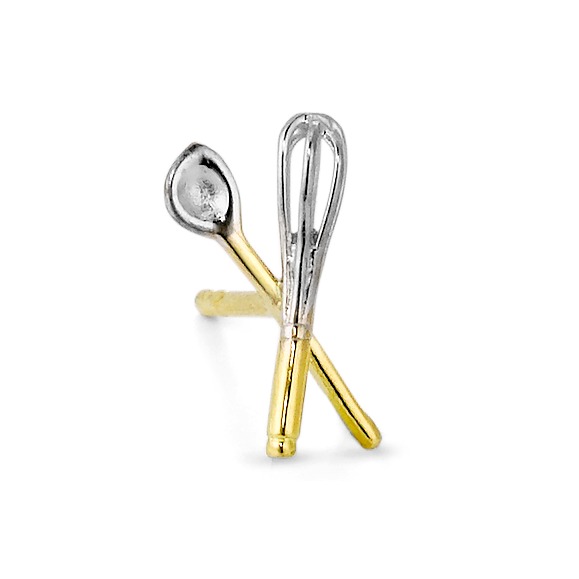 Clous d'oreille à l'unité Or jaune 18K Matériel de Cuisine-511070