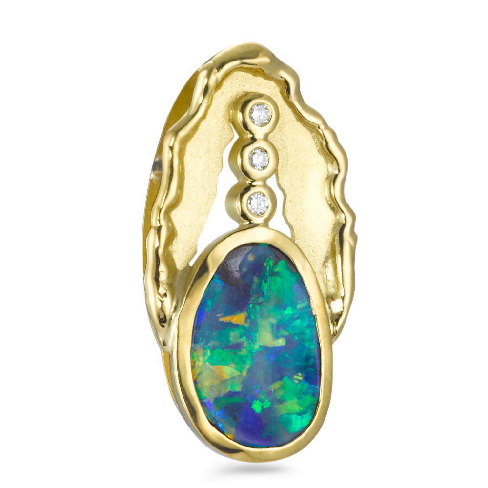 Pendentif Or jaune 18K Opale-513131