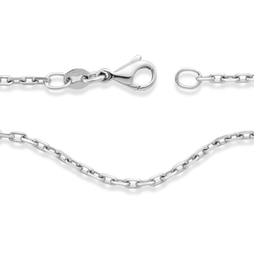 Chaînette Or blanc 18K 42 cm-519345