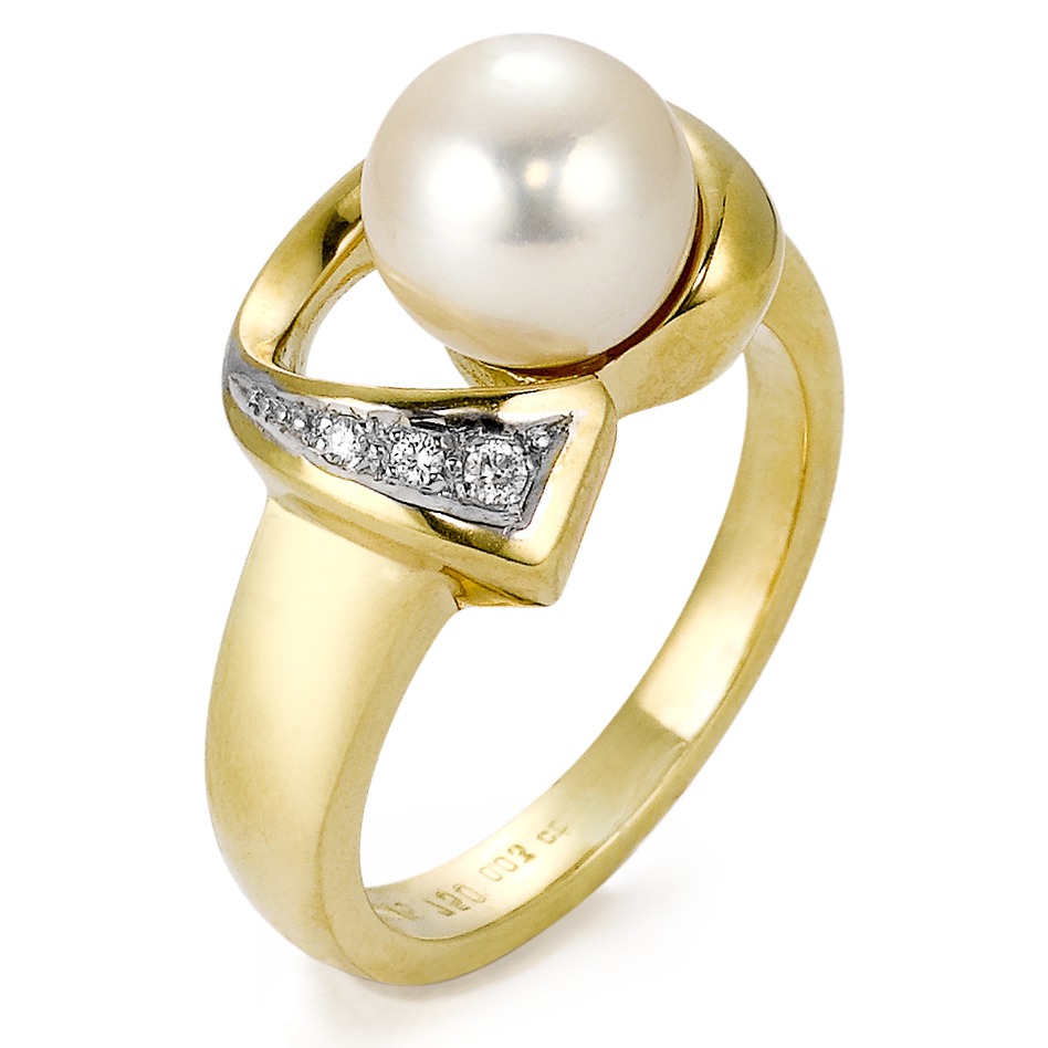 Bague Or jaune 750/18 ct.-520302