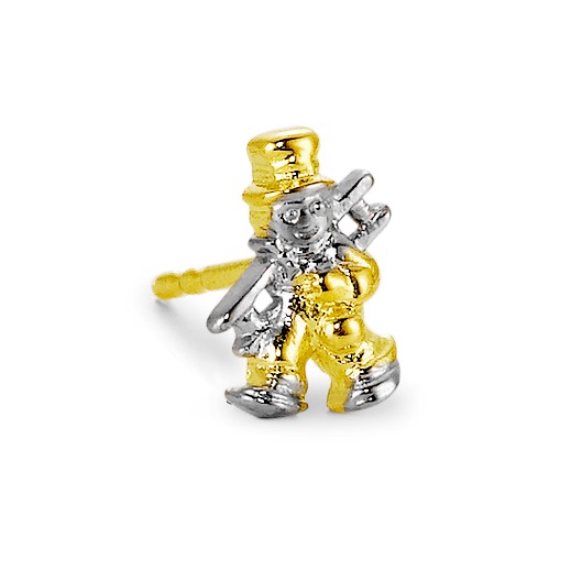 Clous d'oreille à l'unité Or jaune 9K Ramoneur-520935