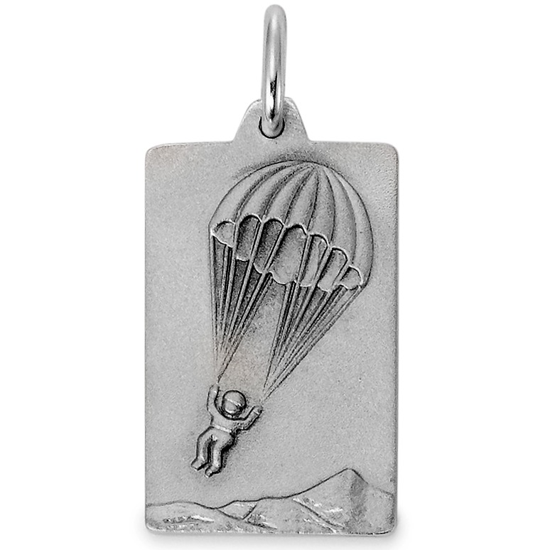 Pendentif Argent Parachutiste-524521