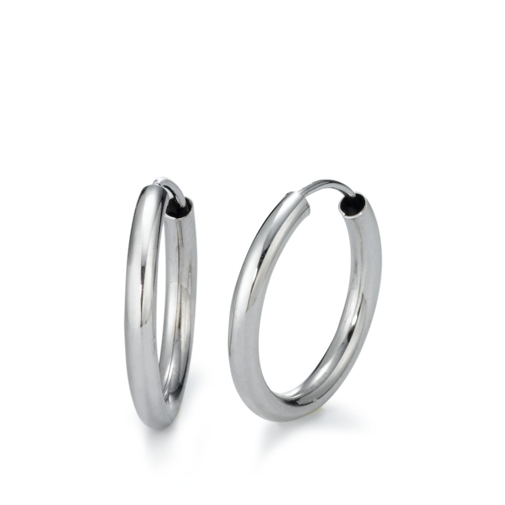 Créoles Argent Rhodié-525952