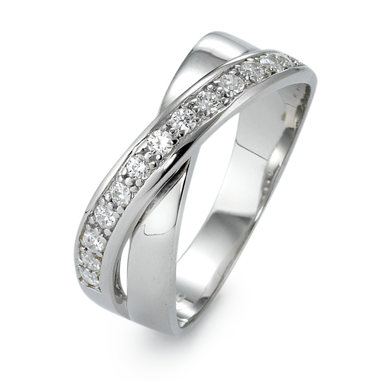 Bague Argent Zircone Rhodié-526326