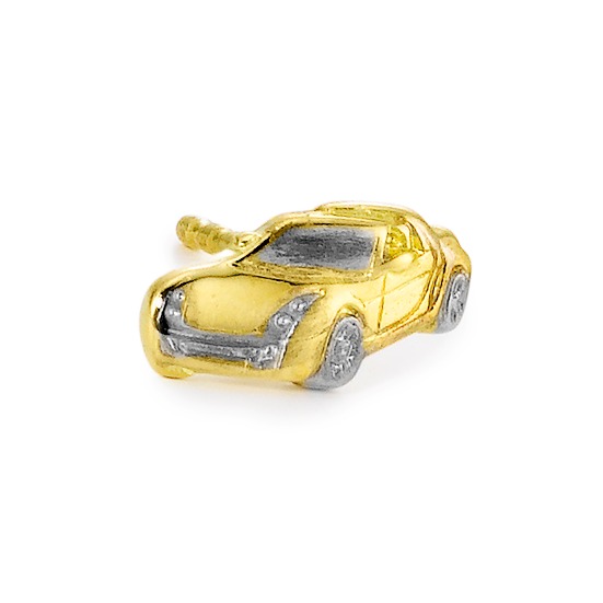 Clous d'oreille à l'unité Or jaune 18K Voiture-527066
