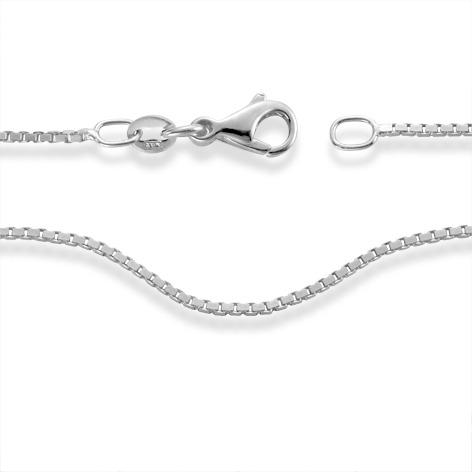 Chaînette Or blanc 18K 38 cm-527112
