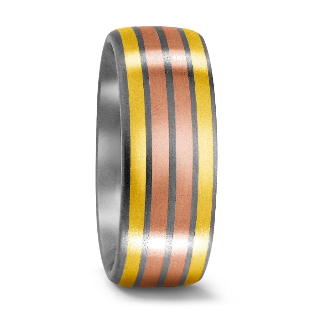 Alliance Titane, Or jaune 18K, Or rouge 18K-529060