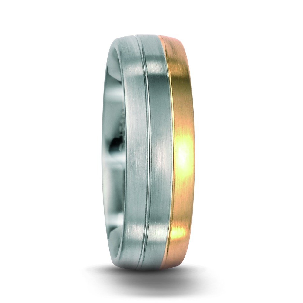 Bague Palladium 500, Or jaune 18K, Or blanc 18K-530898