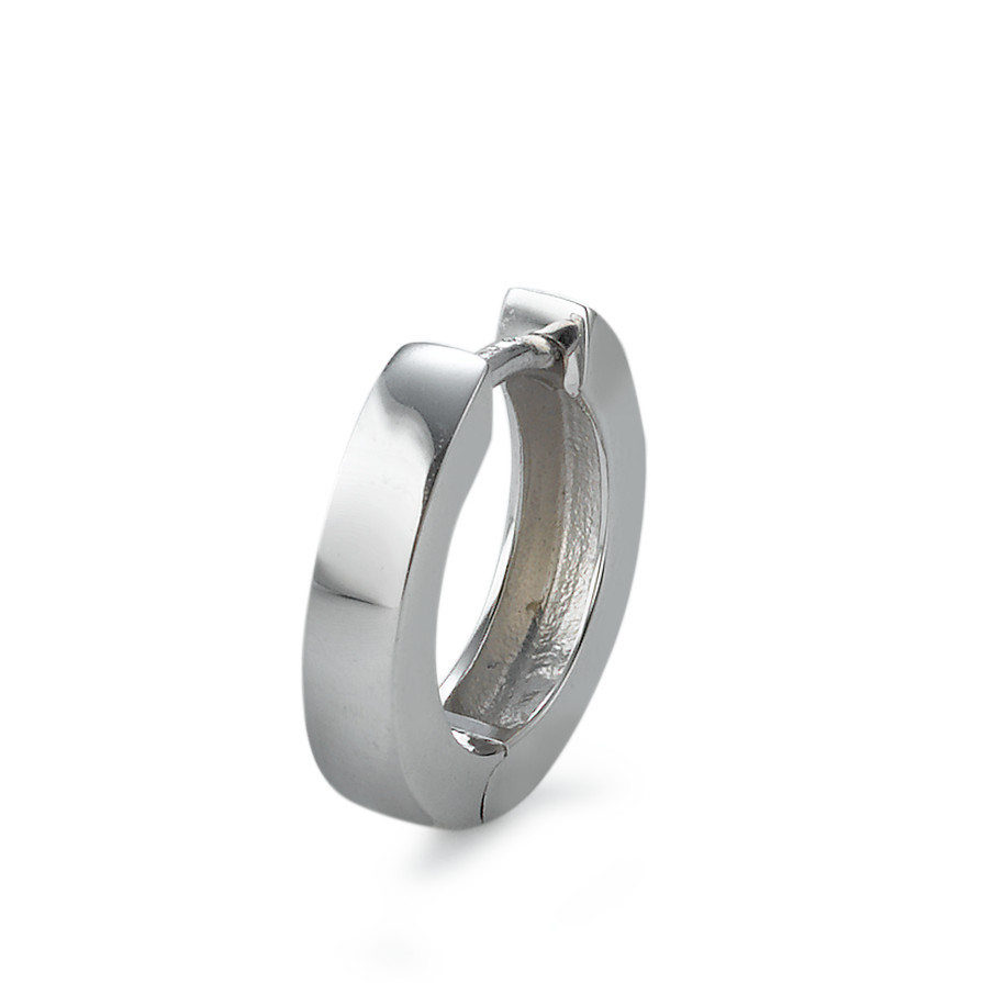 Créoles à charnières à l'unité Or blanc 18K-531489