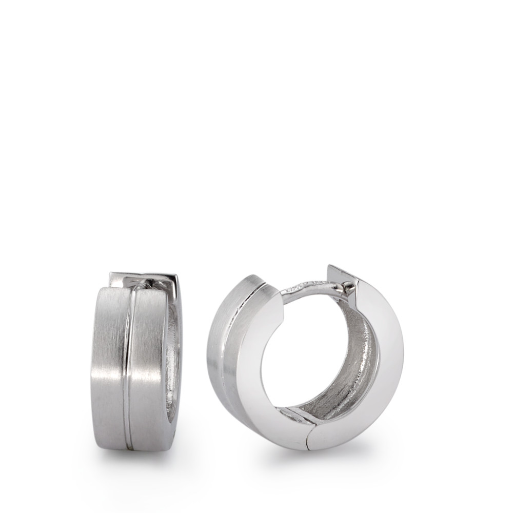 Créoles à charnières Argent Rhodié-531516