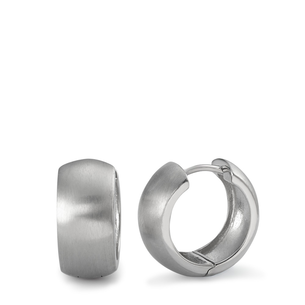 Créoles à charnières Argent Rhodié-531541