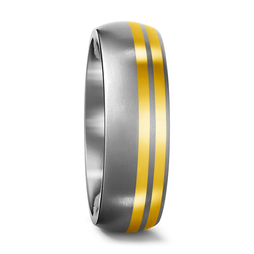 Bague Titane, Or jaune 18K-532975
