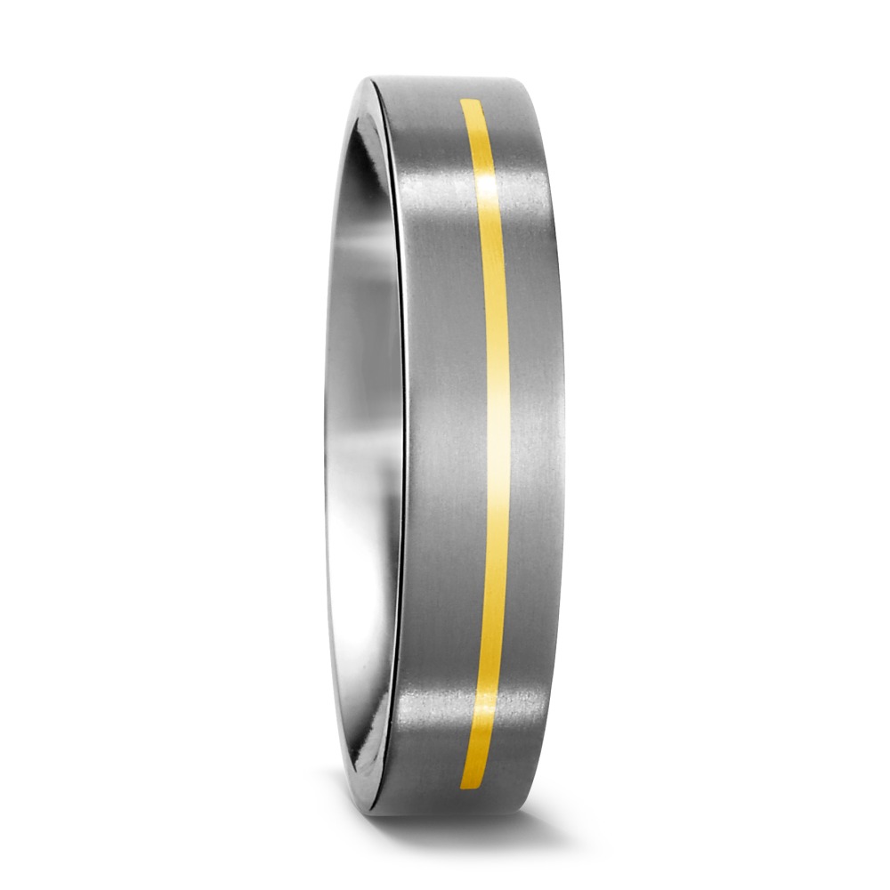 Bague Titane, Or jaune 18K-532980