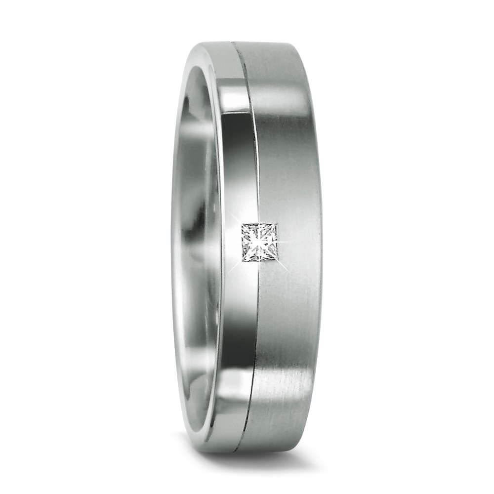 Alliance Platine 950 Diamant 0.04 ct, tw-vvsi-533300