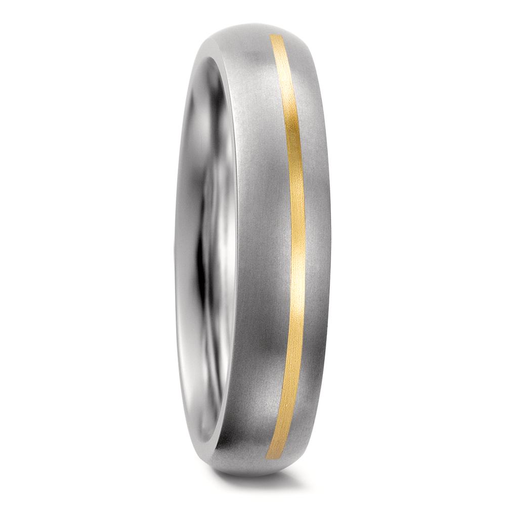Bague Titane, Or jaune 18K-533556