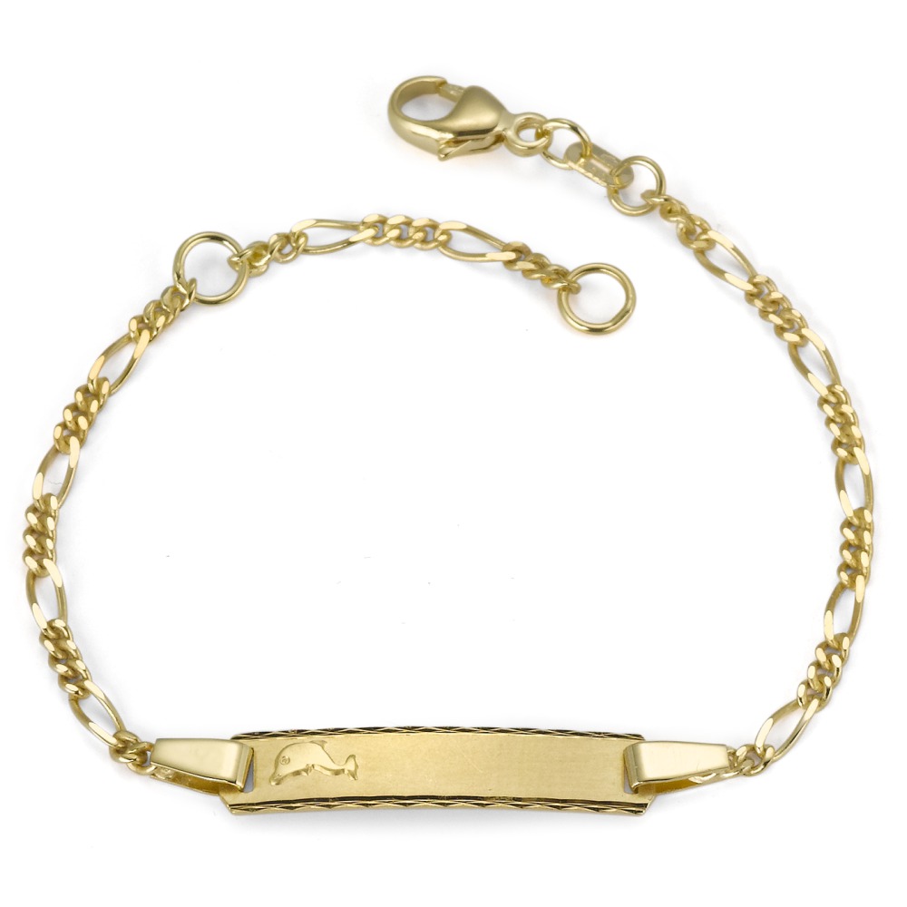 Bracelet avec gravure Or jaune 585/14 ct.-537822