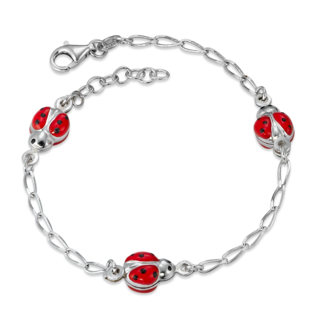 Armband Silber rhodiniert Marienkäfer 16 cm-540685