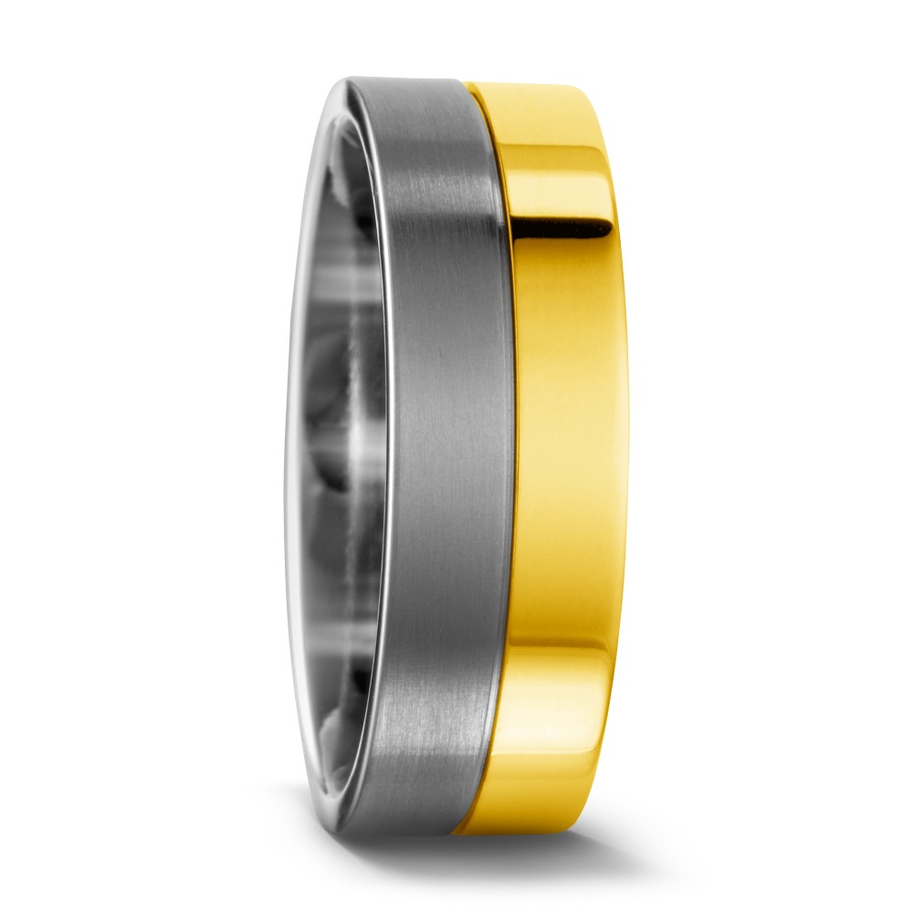 Alliance Titane, Or jaune 18K-541178