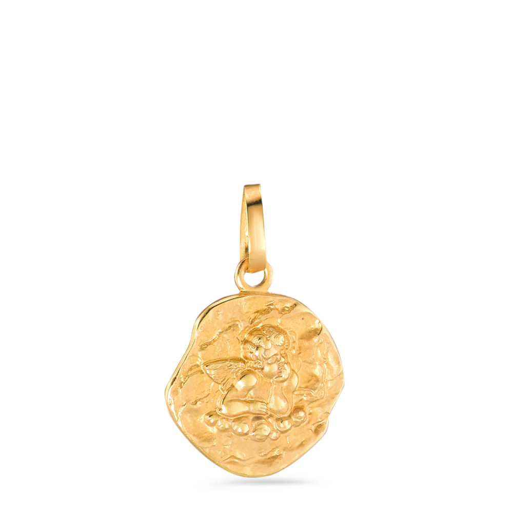 Pendentif Or jaune 9K Ange gardien-544464