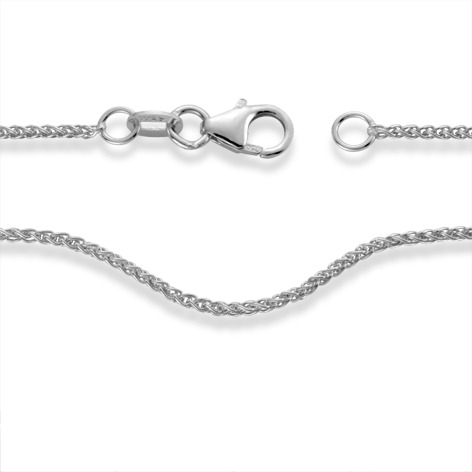 Chaînette Or blanc 18K 42 cm-544596