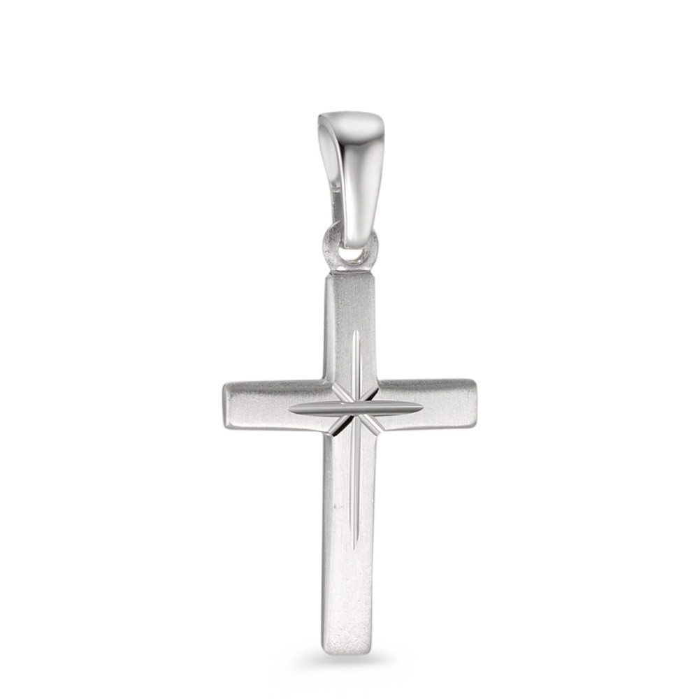 Pendentif Argent Rhodié Croix-544763