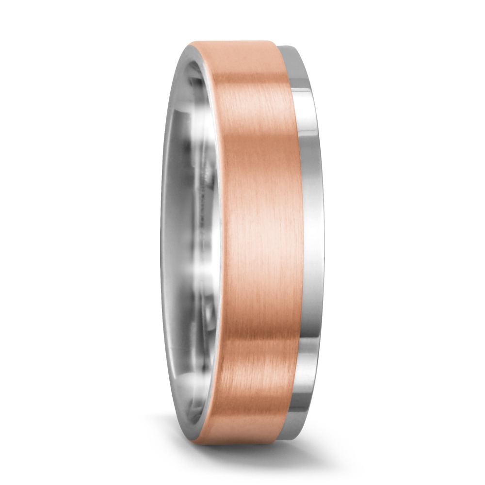 Alliance Or blanc 18K, Or rose 18K-545853