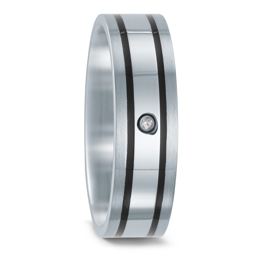 Bague Acier inoxydable Zircone-546560
