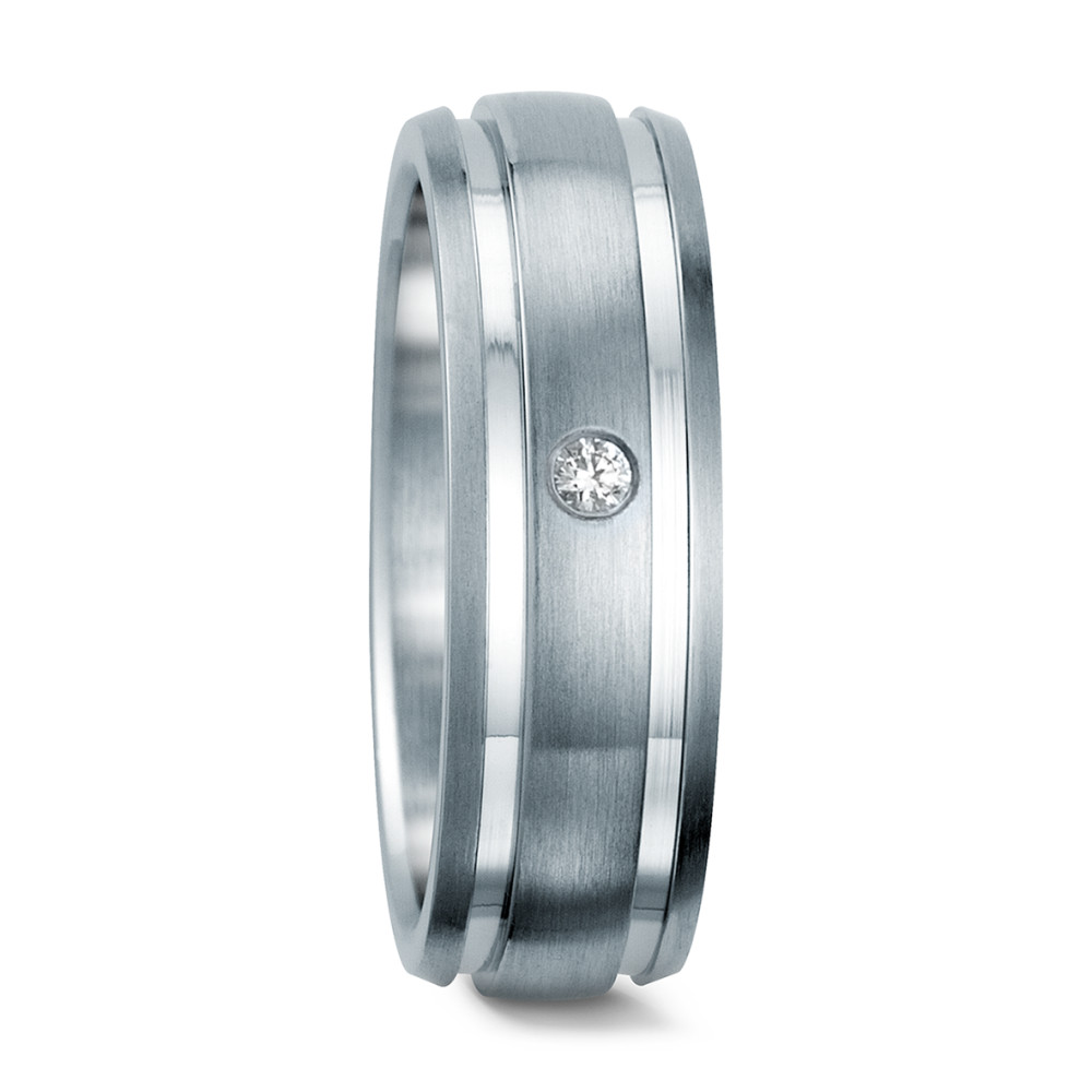 Bague Acier inoxydable Zircone-546561