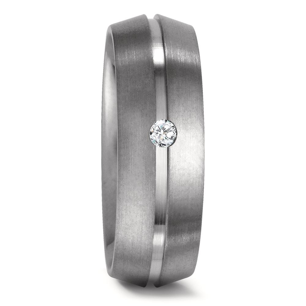 Bague Titane Zircone-546594