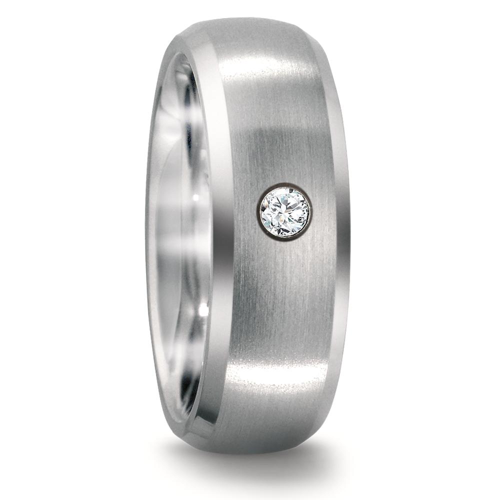 Bague Titane Zircone-546599