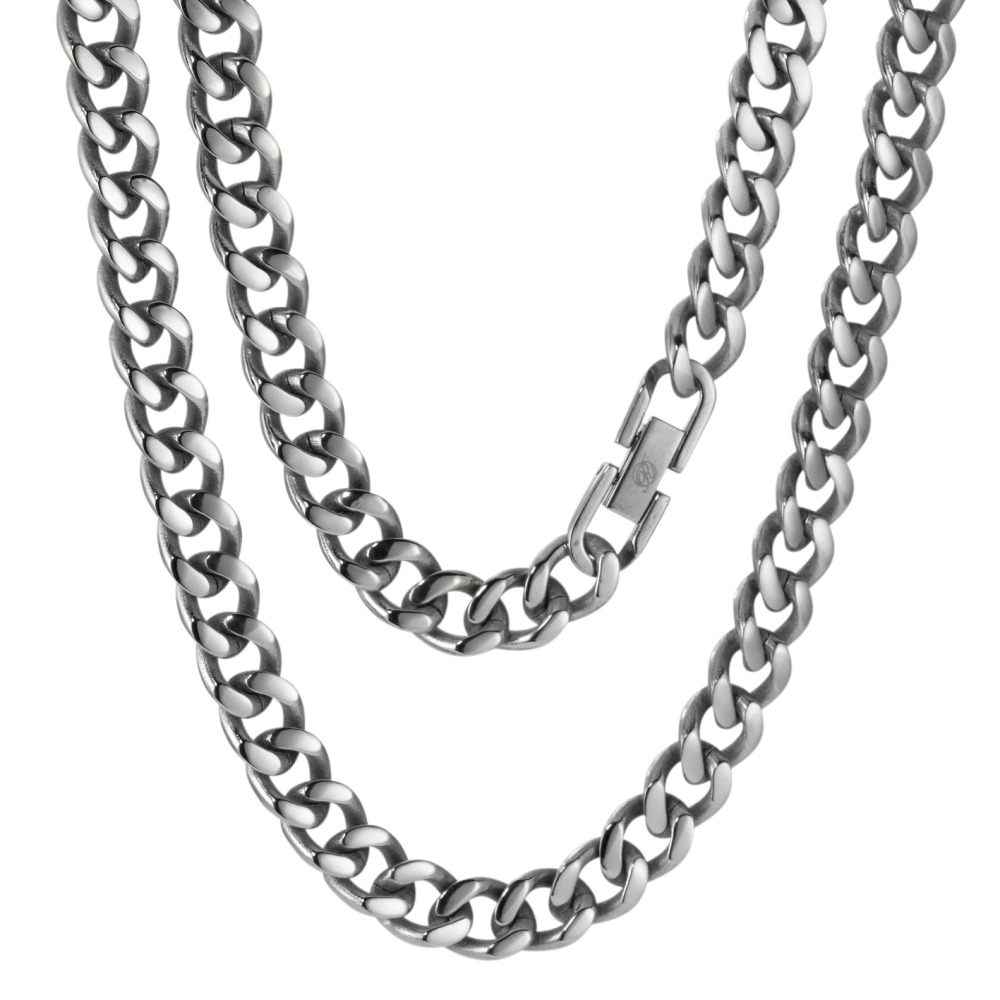 Collier Titane, Acier inoxydable 50 cm-546613