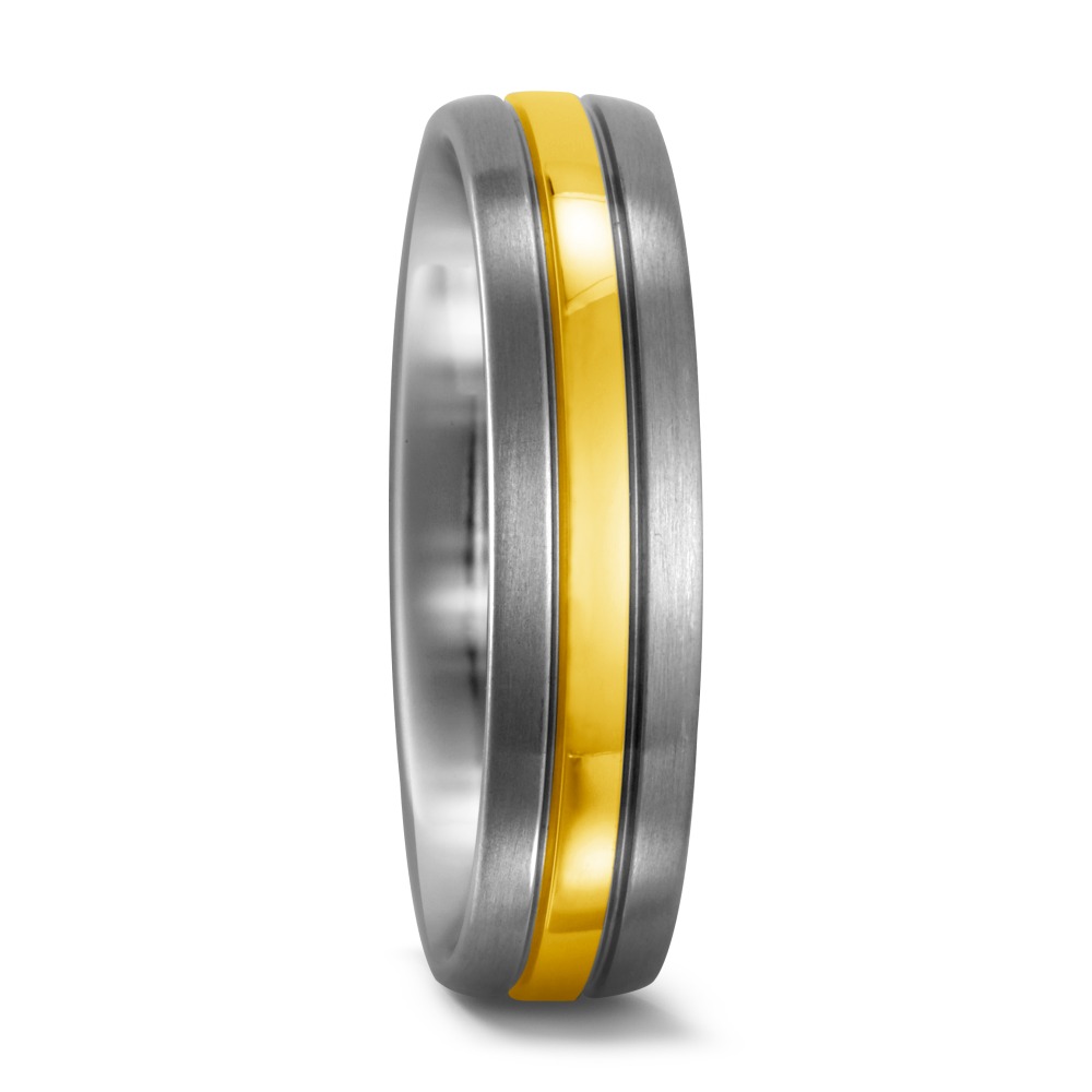 Bague Titane, Or jaune 18K-546814