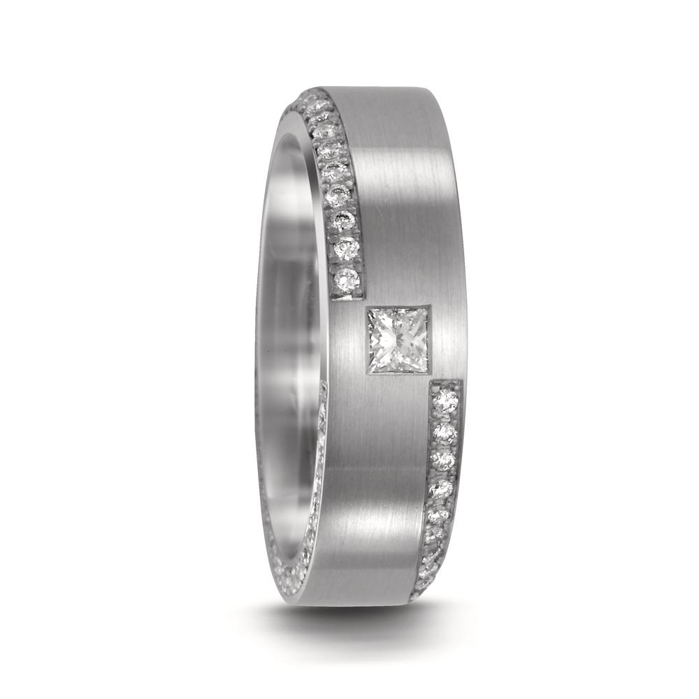 Bague Platine 950 Diamant 0.575 ct, tw-vvsi-547000