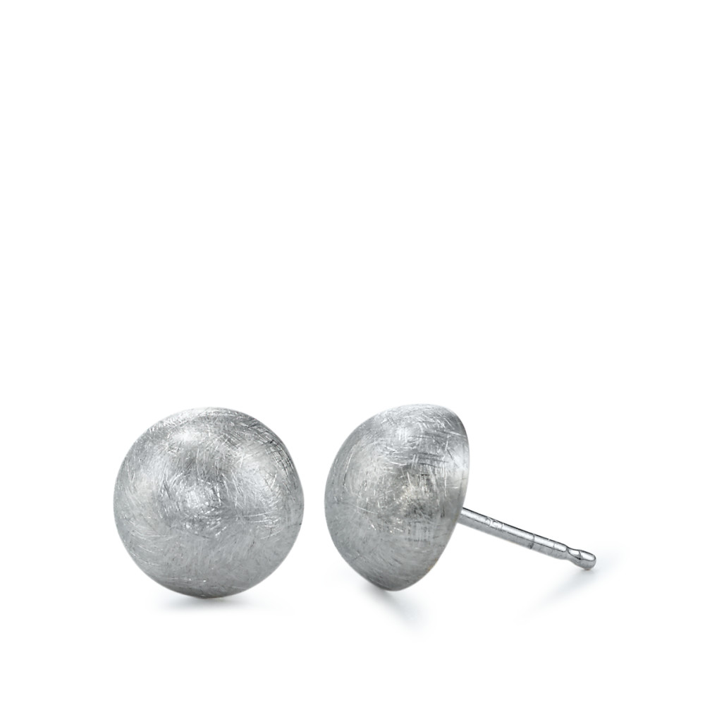 Clous d'oreilles Or blanc 18K Ø9 mm-547170
