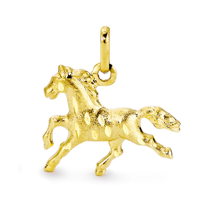 Pendentif Or jaune 18K Cheval-547195