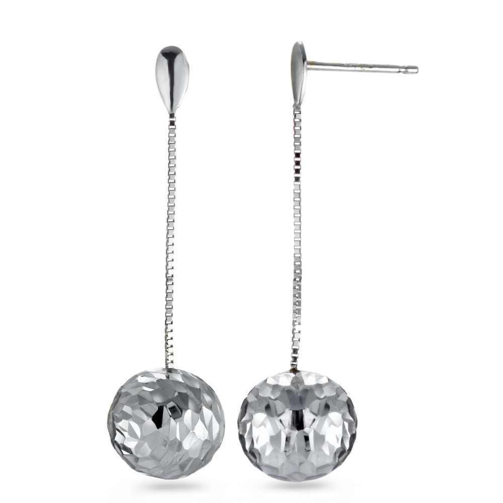 Pendant d'oreilles Or blanc 9K-547579