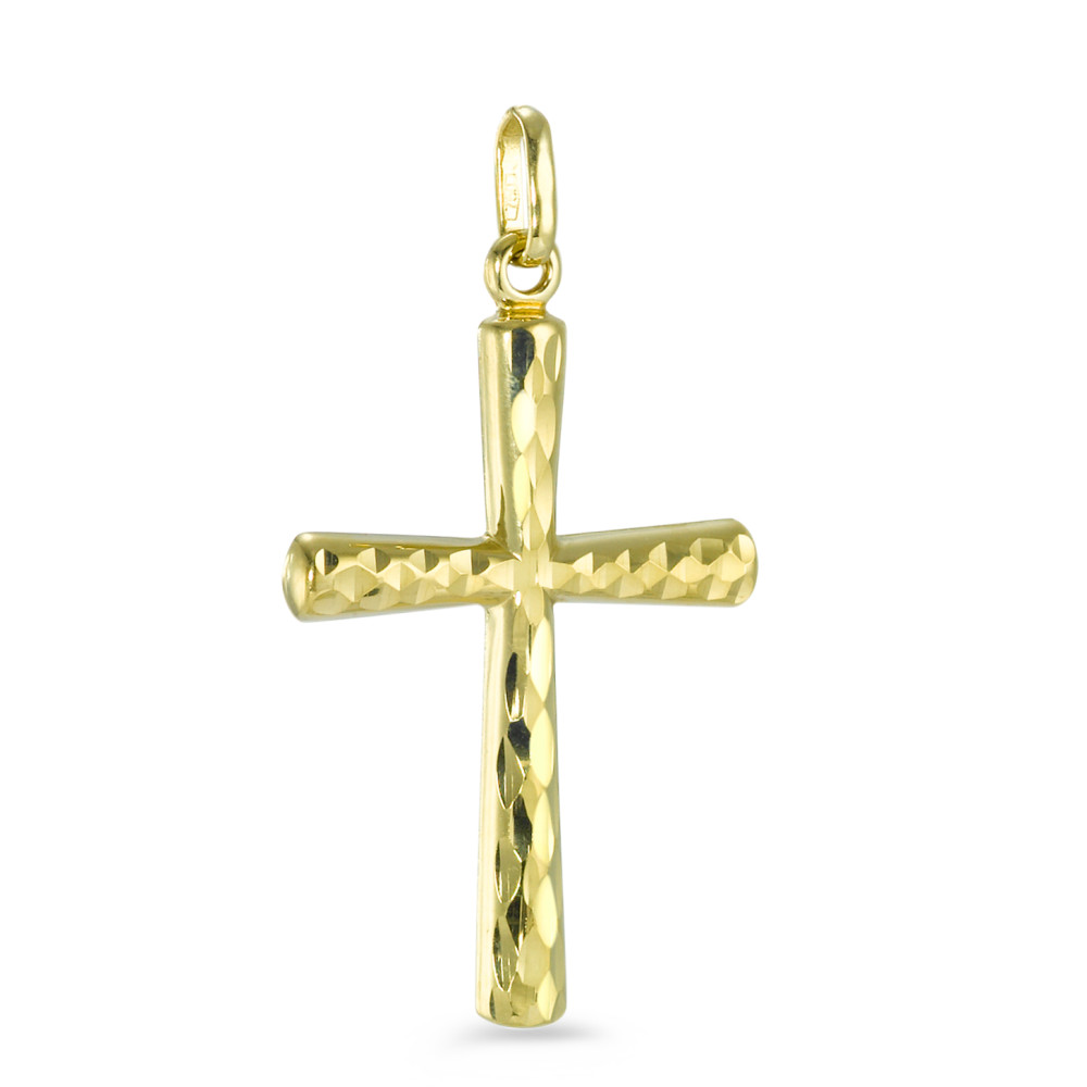 Pendentif Or jaune 9K Croix-547627