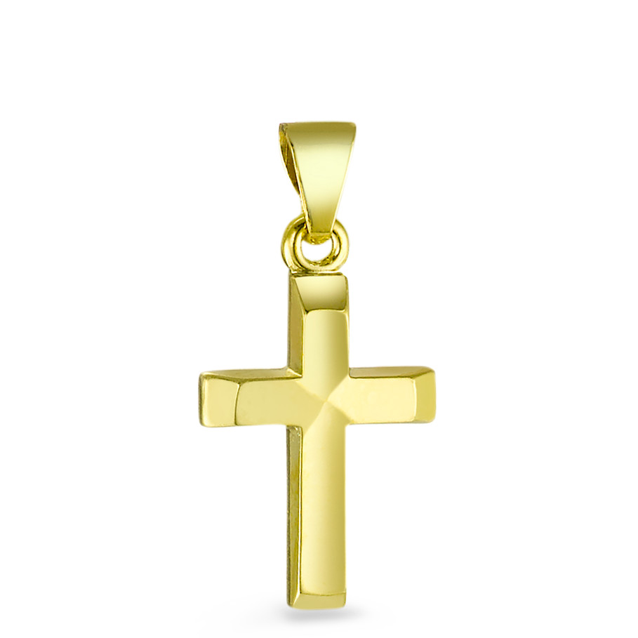Pendentif Or jaune 9K Croix-547773