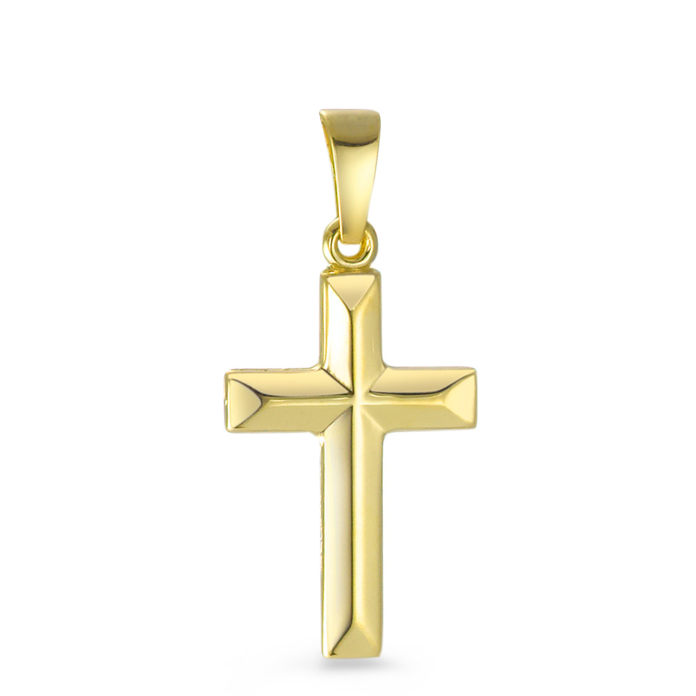 Pendentif Or jaune 9K Croix-547786